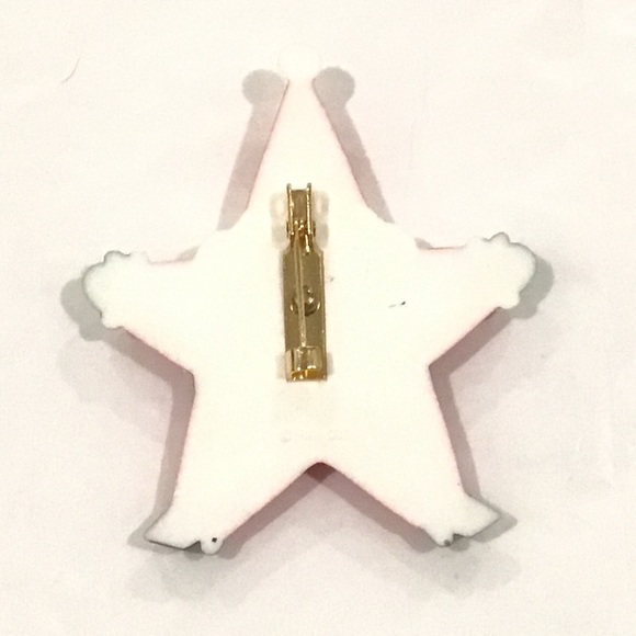 Vintage Signed HMK CDS Santa Claus Christmas Pin/Brooch 3" Long - Picture 3 of 3